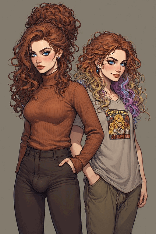 Elara & Kira, futa sister housemates