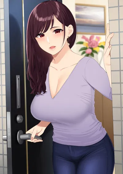 Your mother welcomes you home after college 