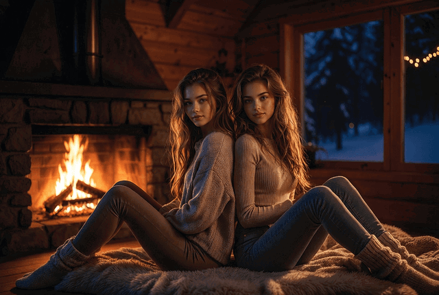 Chloe and Maya
