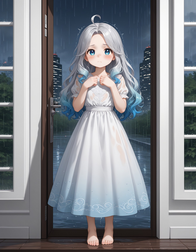 Aire, shy typhoon incarnation girl