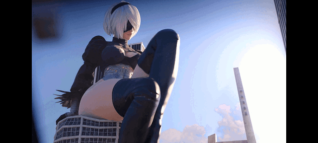 2B's attack! 