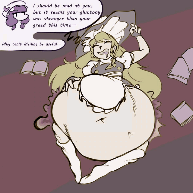 Marisa Kirisame - Vore - you stealing at the wrong house.