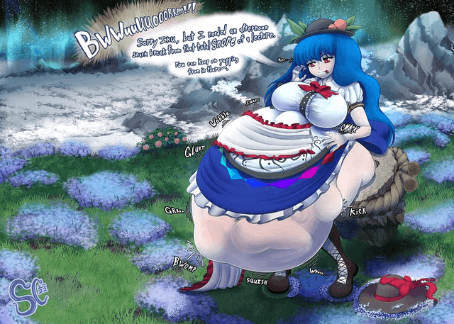 Tenshi Hinanawi - Loser gets stuffed by the celestial 