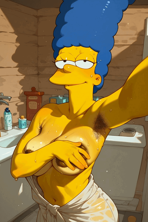 A chat with Marge Simpson! (Hairy warning!)