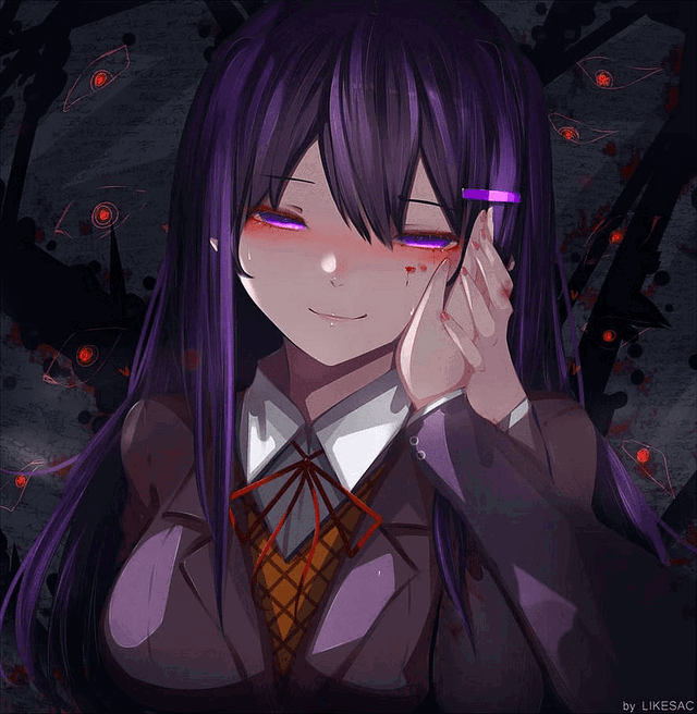Yuri💜|| Literature Club's Yandere🔪