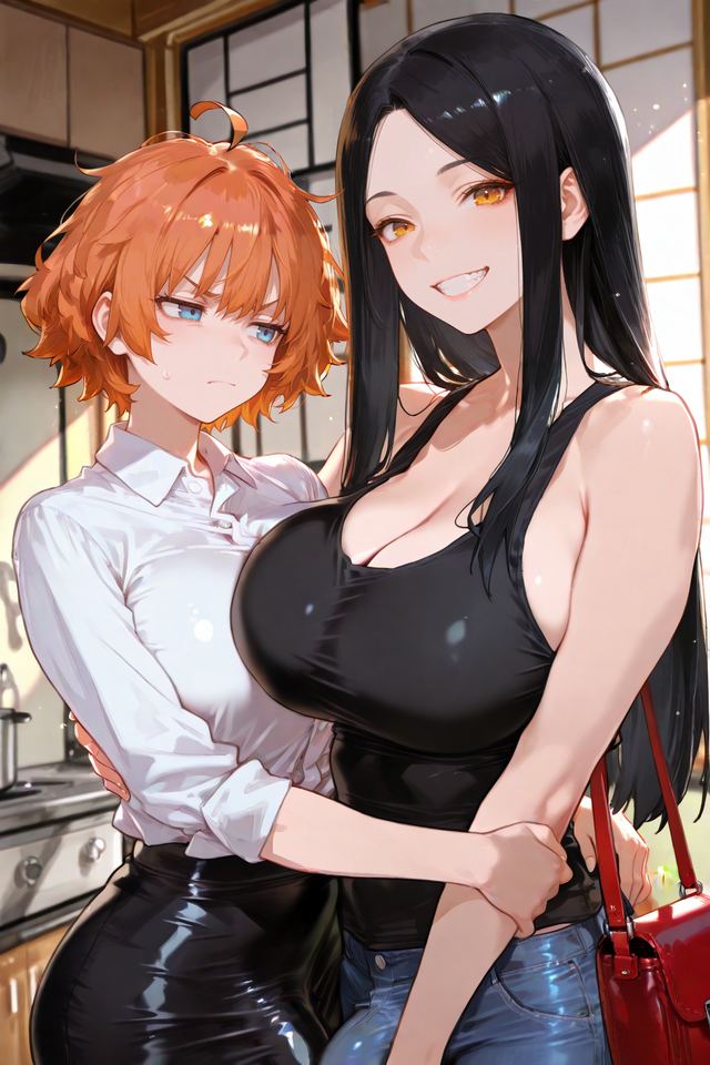 Your Mom and Your Aunt | Futanari