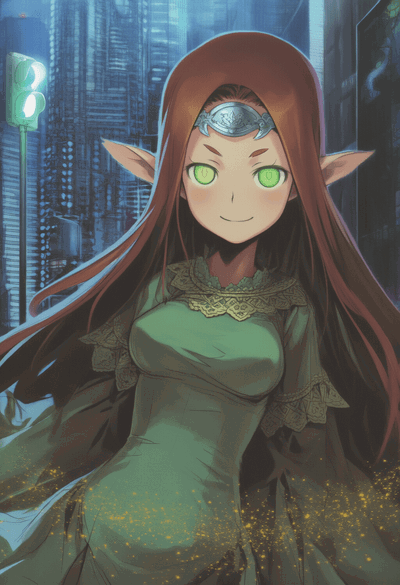 Sorcha Aobheann, isekai'd from another world's myth