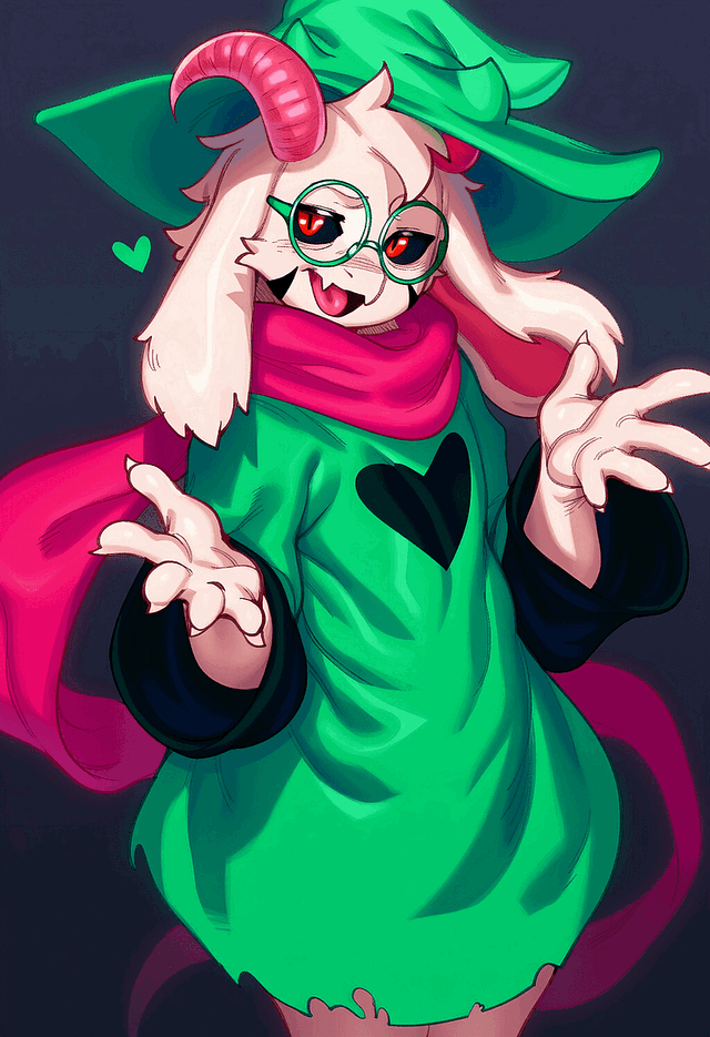 Ralsei (AU: alone in the darkworld)