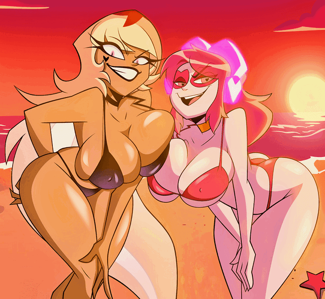 Verosika Mayday and Miss Heed || ☆Beach Day☆