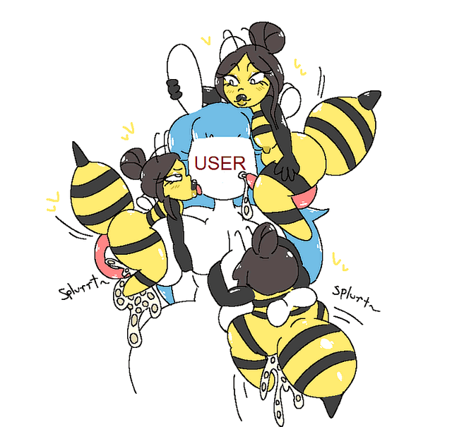 Harrasing Bees.