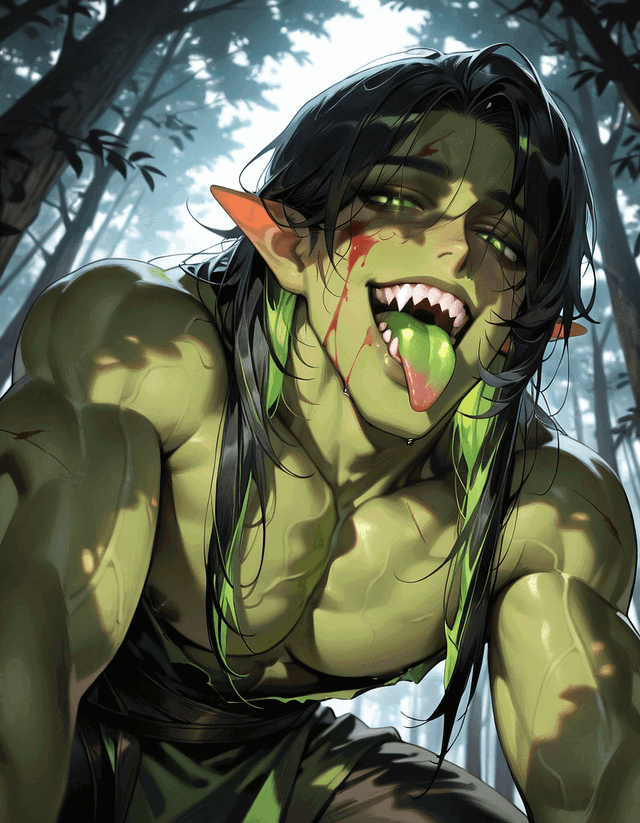 Grish - Sadistic Orc-Elf Hybrid