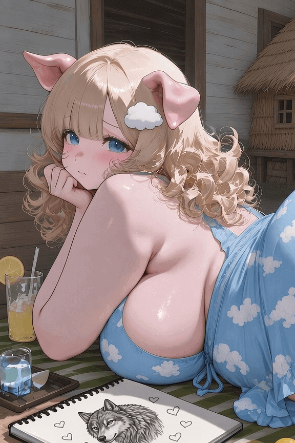 Pov Big Bad Wolf - Predator of the Three Chubby Little Pigs