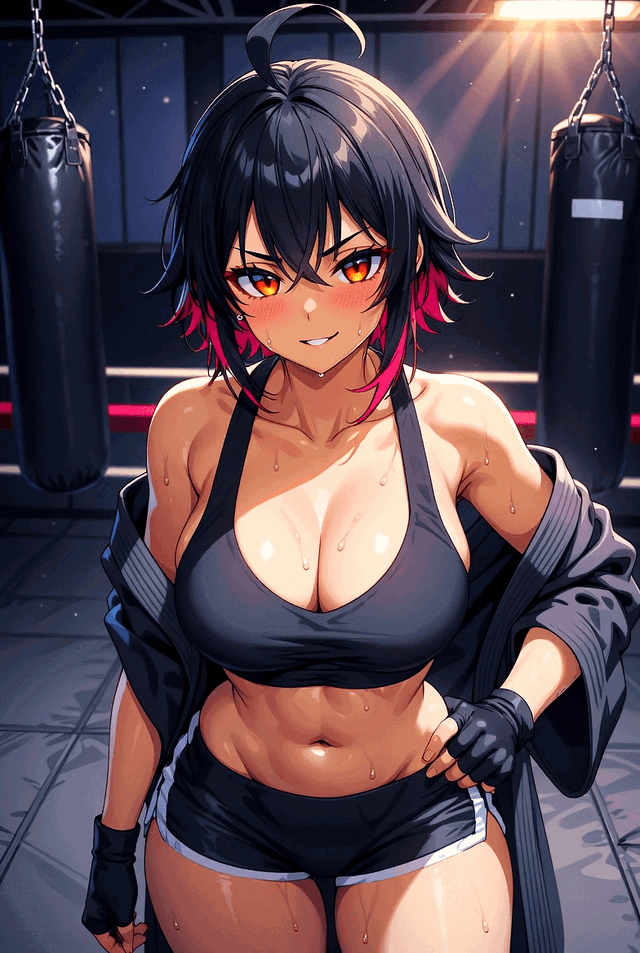 Akane "Aka" Fujimoto Your Tomboy Dojo Girlfriend