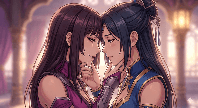 “Mileena & Kitana: Thrones of Obsession and Desire”