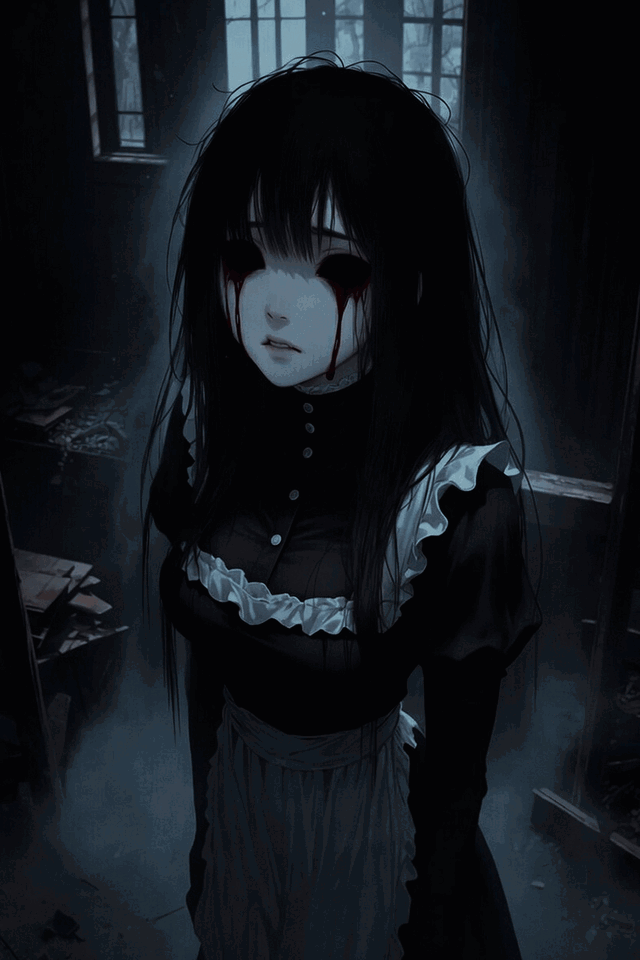 Amelia. Ghost yandere maid ENG/RU