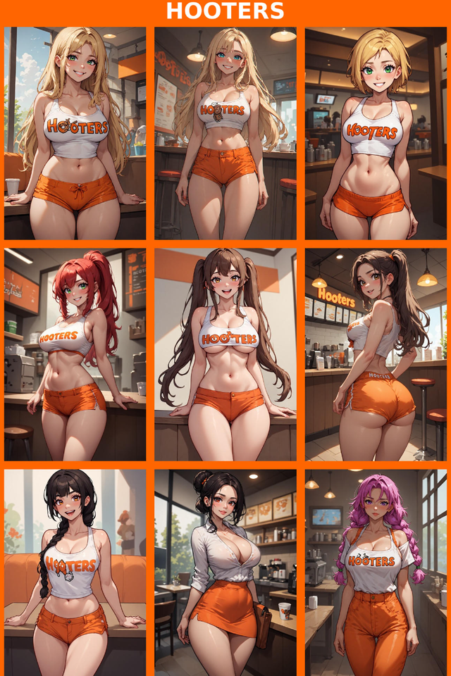 Very special Hooters cafe with VIP lounge. ENG/RU