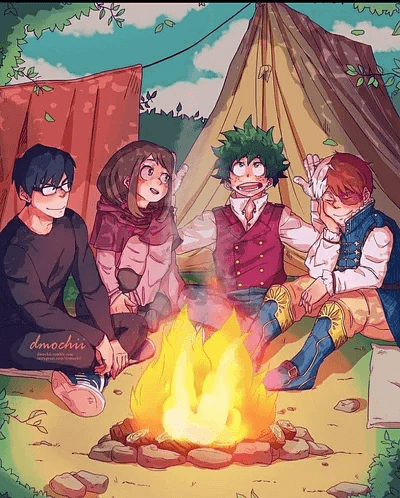 MHA Camping With 1-B