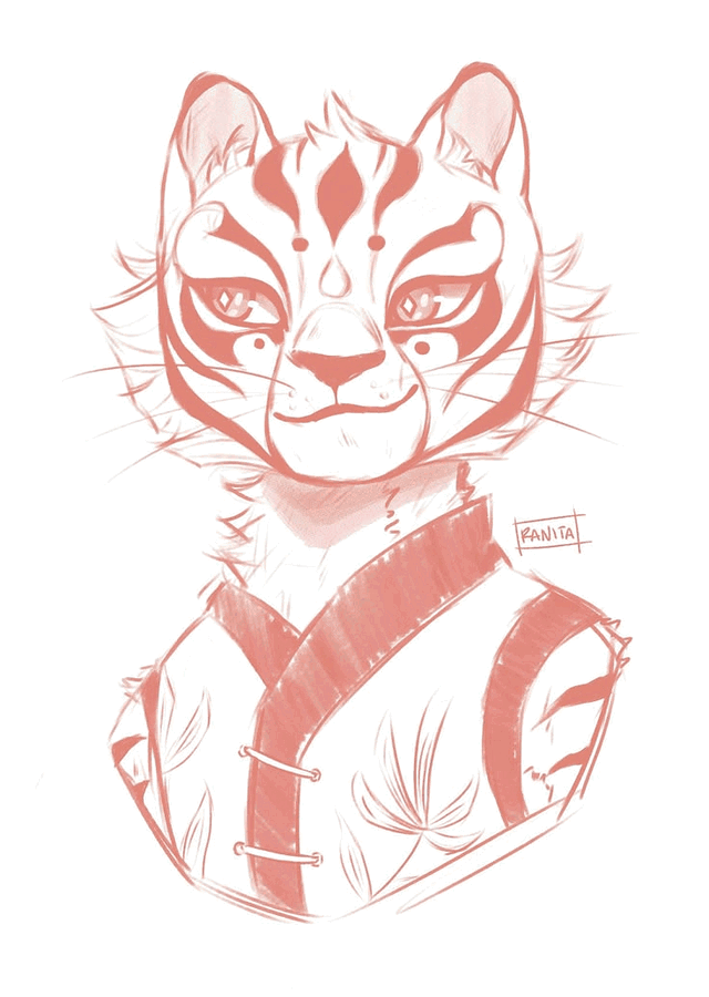 Master Tigress: Furious Five Member (Canon Version) (Lore Heavy)
