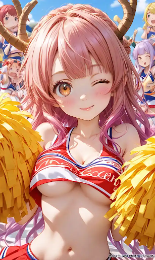Yuna and her cheer leader sisters