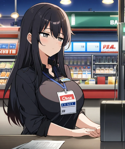 Maya | Sleepy gas station worker