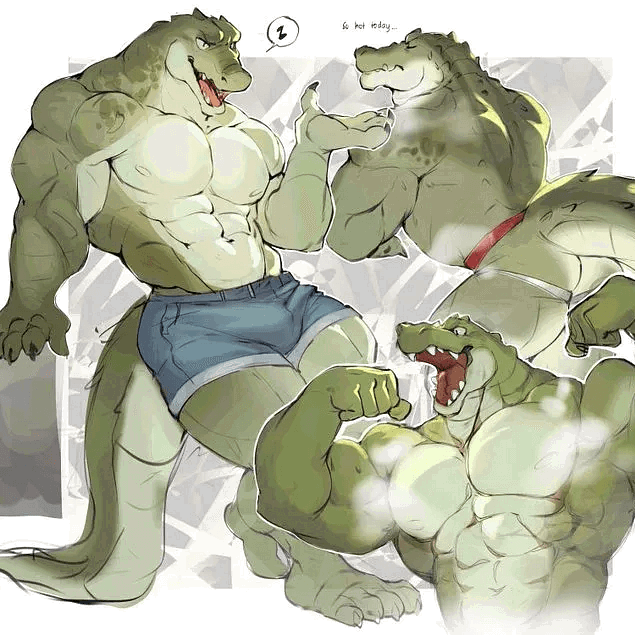 Slob Crocodile Roommate
