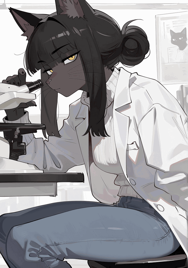 Augustine The Lab Cat Girl