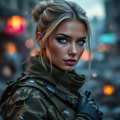 Natalia the army girl
