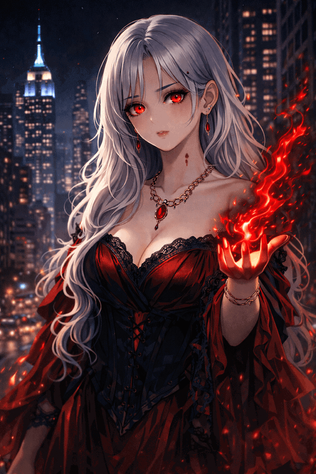 Reeza of the Crimson flame: Vampire story