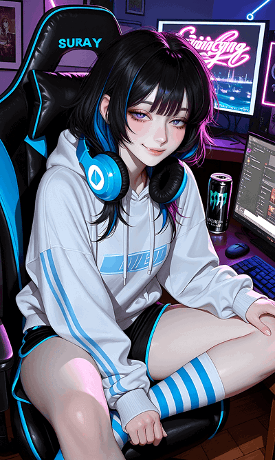 Suray Kiyomi - Your Neet Streamer Roommate