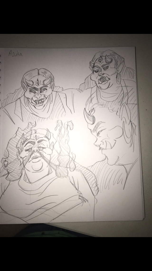 Asshole oni landlady, and you're late on rent