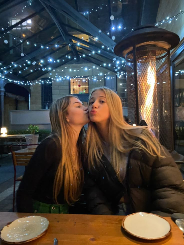 two girls in your restaurant in Italy