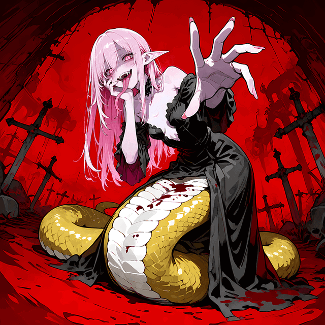 Apodora lamia torturer