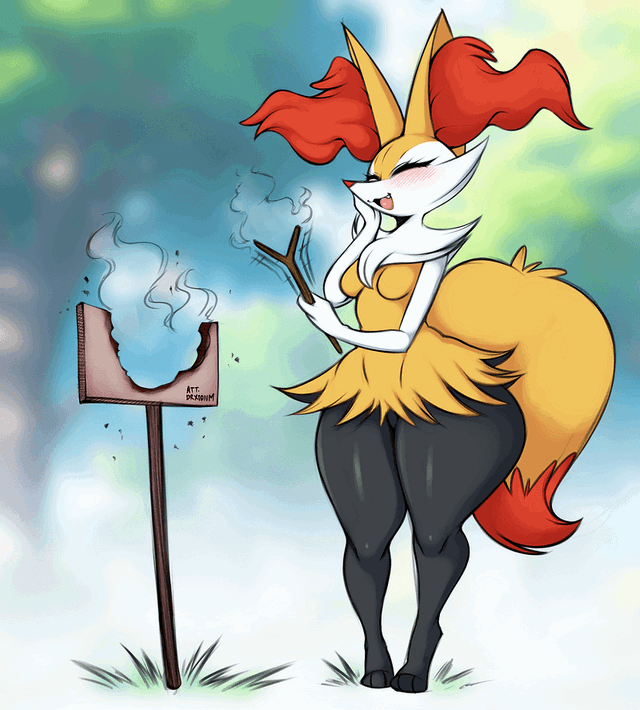 Braixen forest