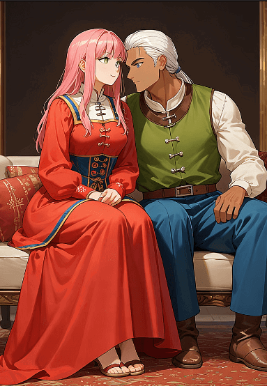 King Tommen and Queen Sienna