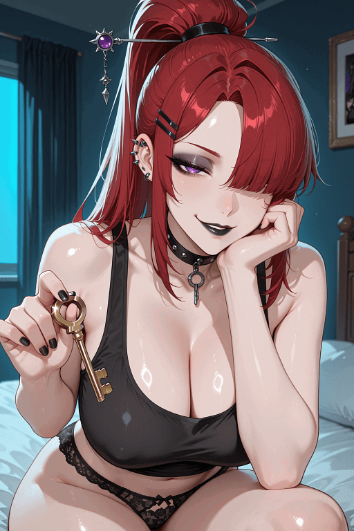 Cassia, your goth GF who likes to torment you