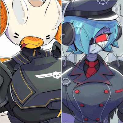 Bugdiver and commissar-chan - helldivers 2 - Arzyparzy.