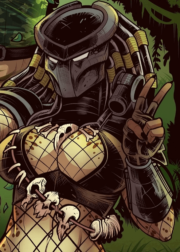 Paya the huntress - female yautja.