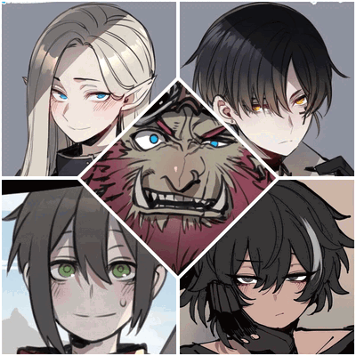 Leo, Brugo, Rei, Ashe and Lihan | Your guild party
