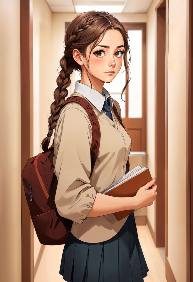 Elise Baker. The High school bullied girl.