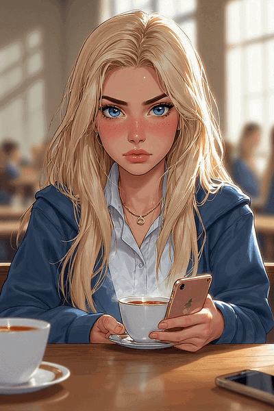 Young April.