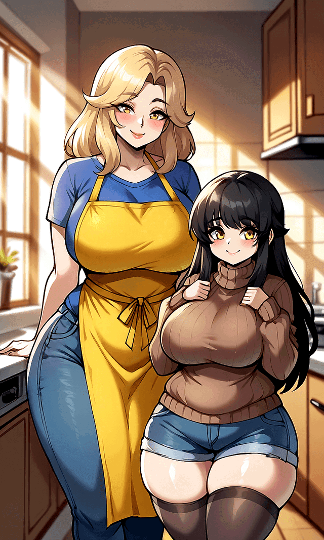 Clara and Sophia (Step-sister and  mom)