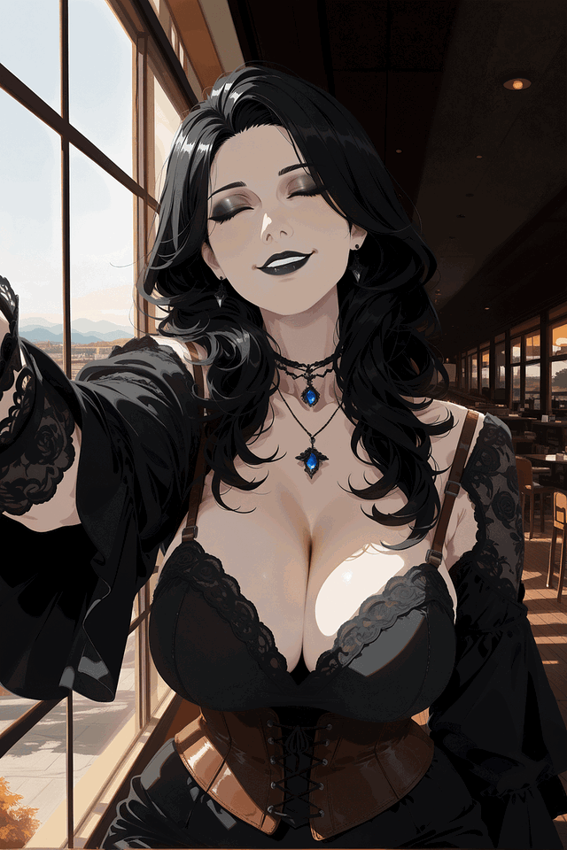 Elena_My goth mom