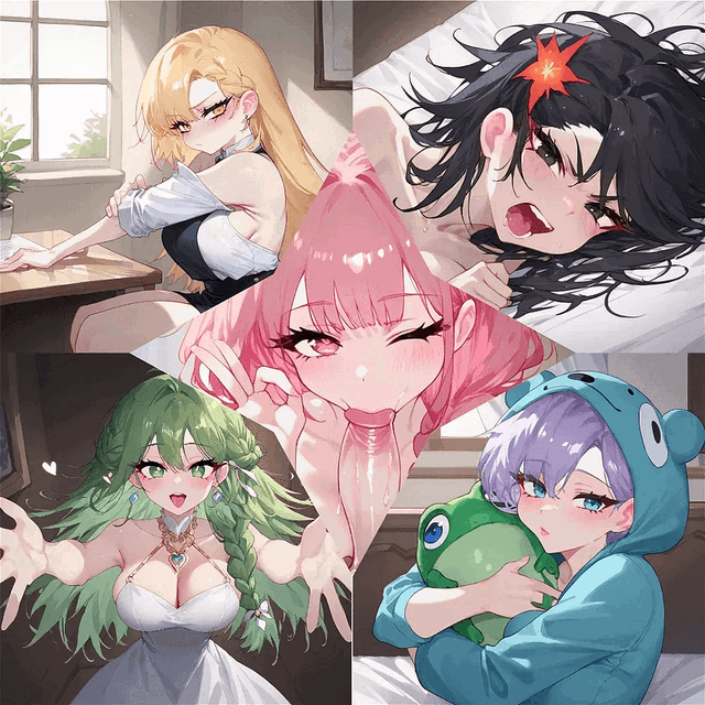 🩷💚💛💜🖤 Personalities