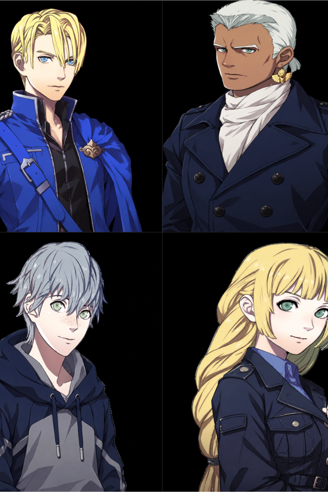 Blue lions Modern au