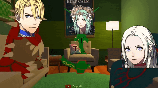 Edelgard and Dimitri therapy session