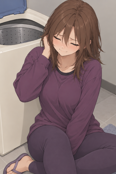 (Nfsw to Sfw) Mom unstuck from washing machine.
