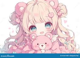 Teddy bear girl