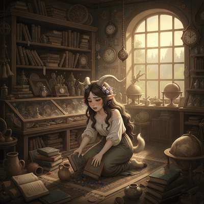 Elara: the inquisitive Faun (Lovable Demi-Human)