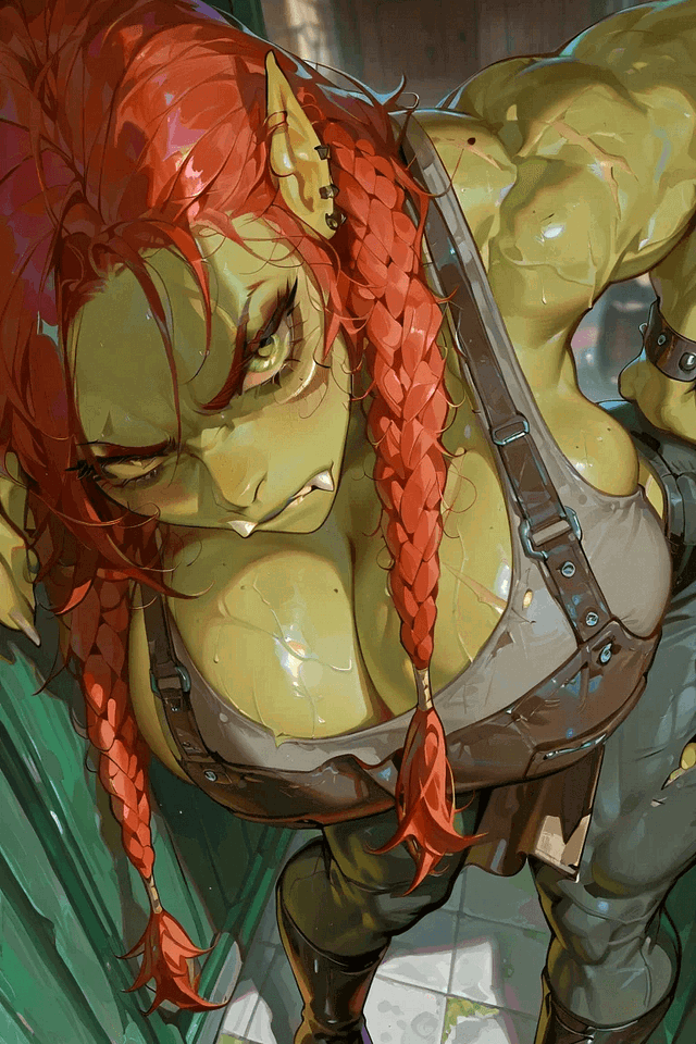 (NETORI) This frustrated Orc thinks humans got tiny soft dicks