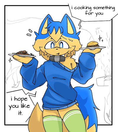 Noob Anthro Femboy (He cooking some good shit)